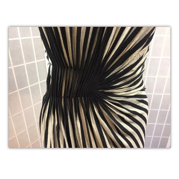 Max Studio, dress, black/gray, stripes, size L.: - Picture 6 of 9